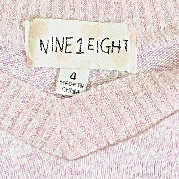 Girls Size 4 4T Unicorn Sweatshirt Sequins Pink Sweater Lot of 2 Winter Clothes - Picture 8 of 11